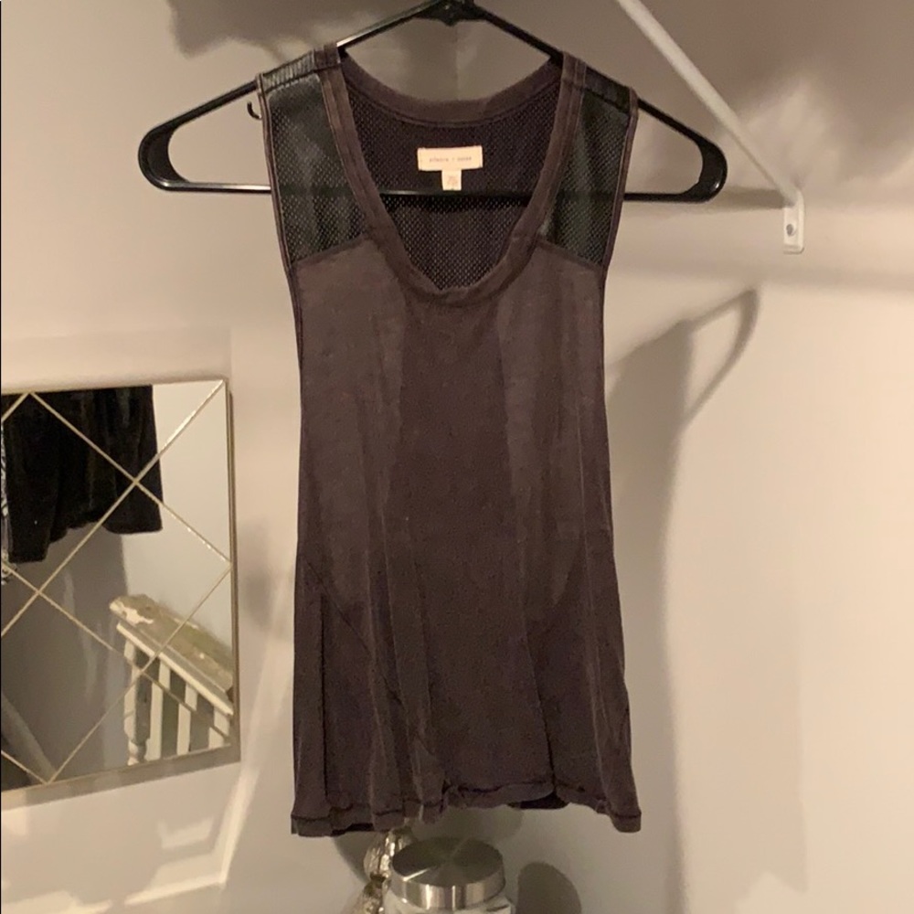 Silence + noise crop tank top
